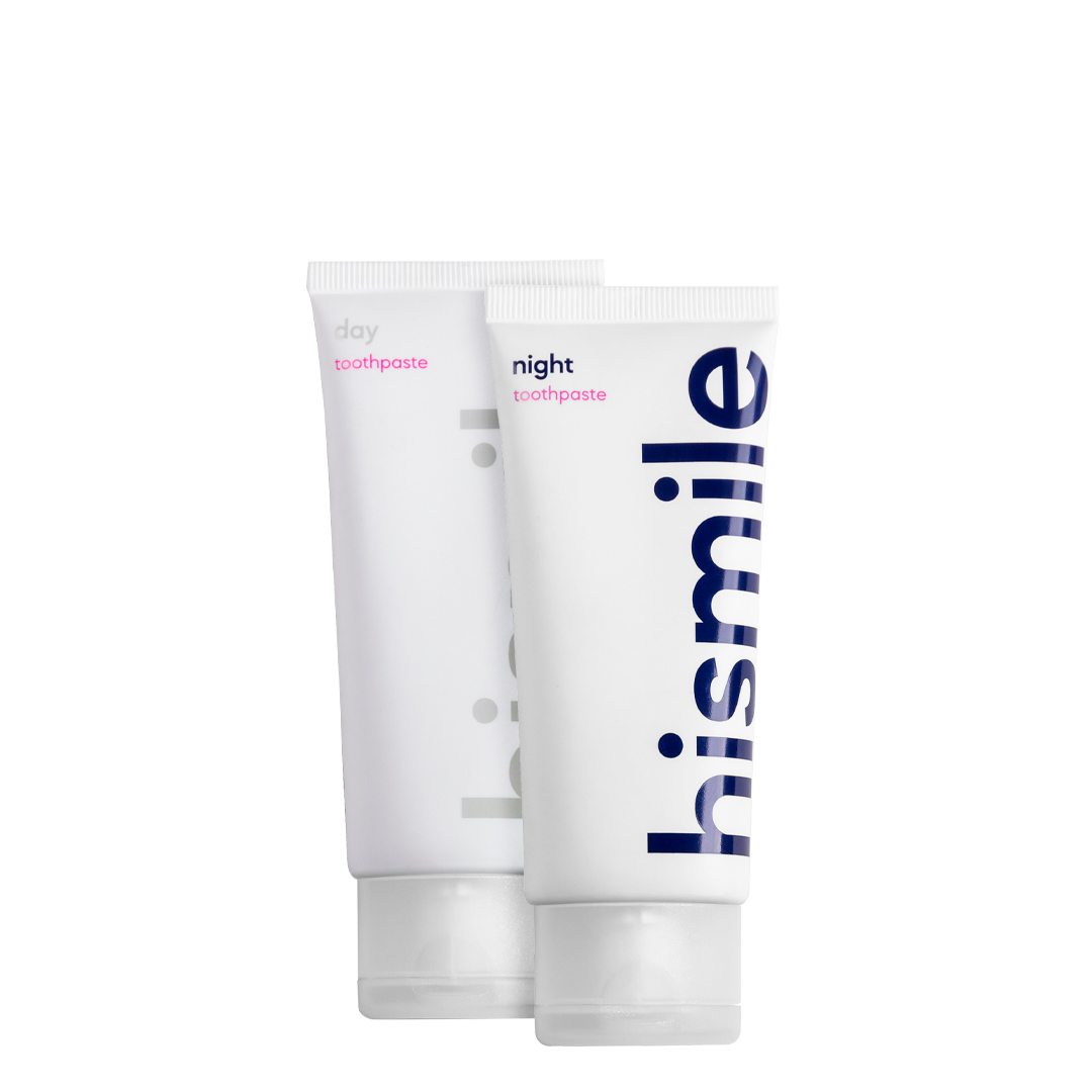 Hismile Day & Night Toothpaste Set, 160 g