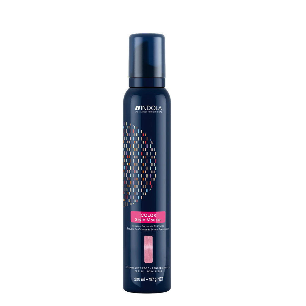 Indola Color Style Mousse Strawberry Rose, 200 ml