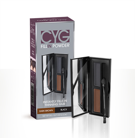 CYG Fill in Powder PRO Dark Brown/ Black