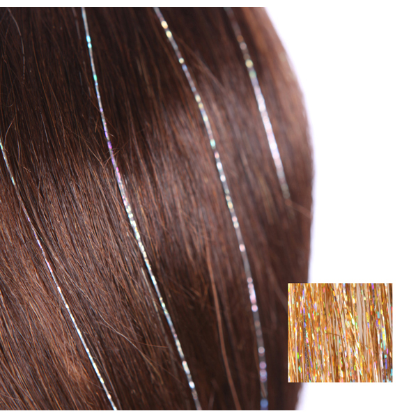 Hairglizz, gold, 100 st