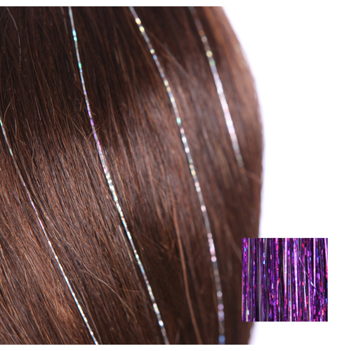 Hairglizz, purple, 100 st