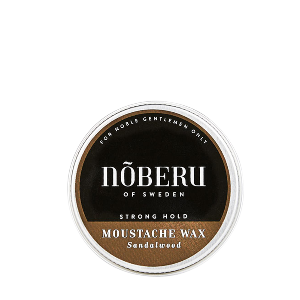 Noberu Moustache Wax - Strong hold - Sandalwood utförsäljning