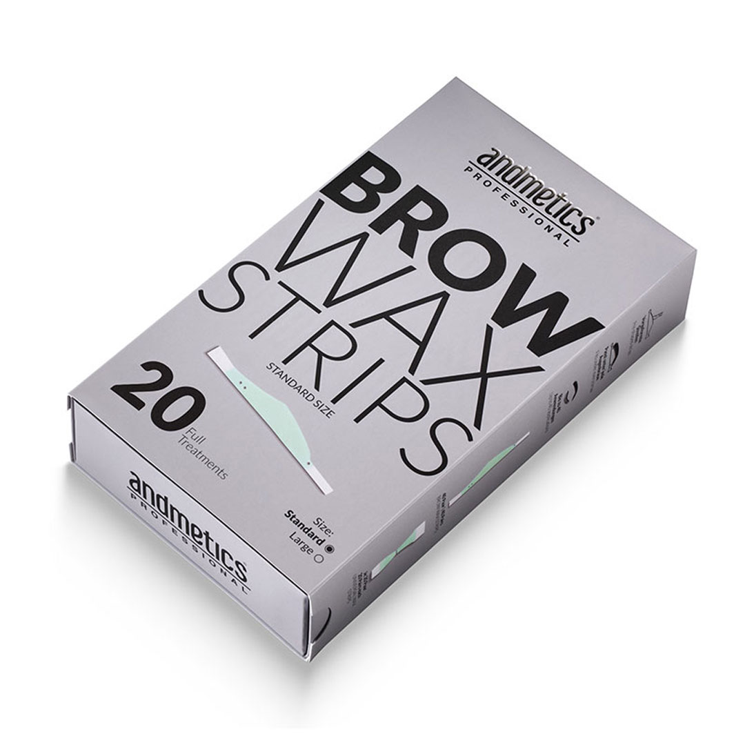 Andmetics Brow Wax Strips Standard 20