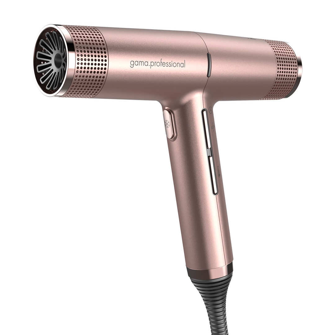 GA.MA IQ Compact Hair Dryer, Pink, Rosé Gold