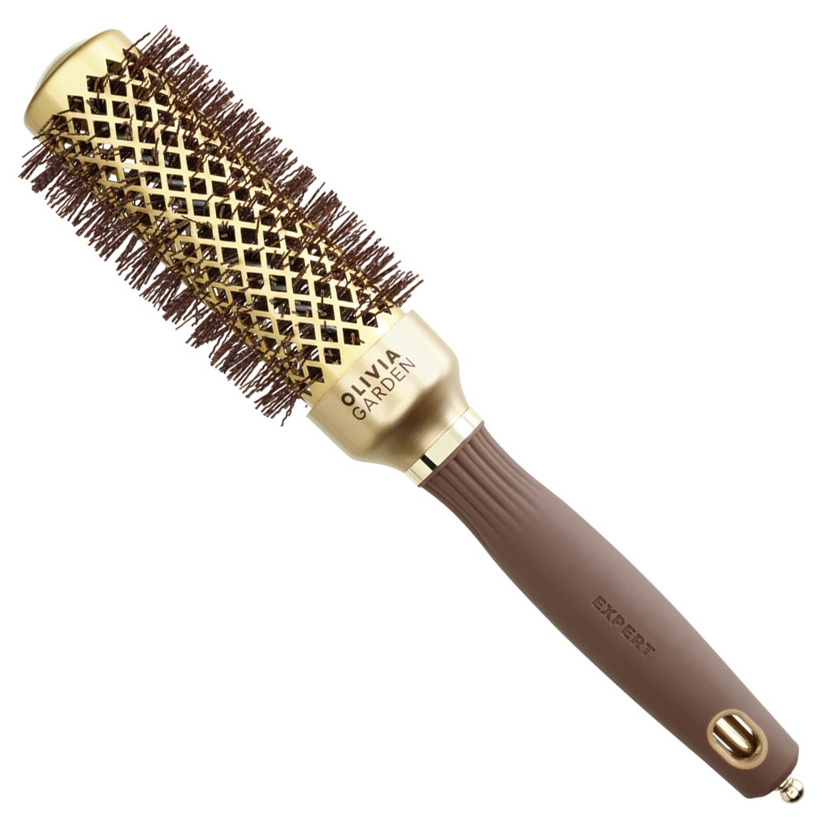 Olivia Garden Expert BlowOut Shine Gold & Brown, 35 mm