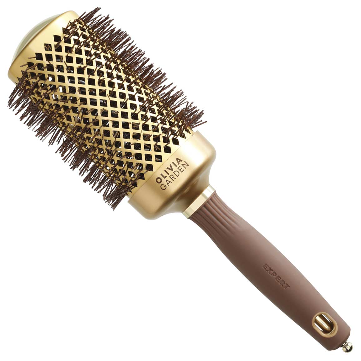 Olivia Garden Expert BlowOut Shine Gold & Brown, 55 mm