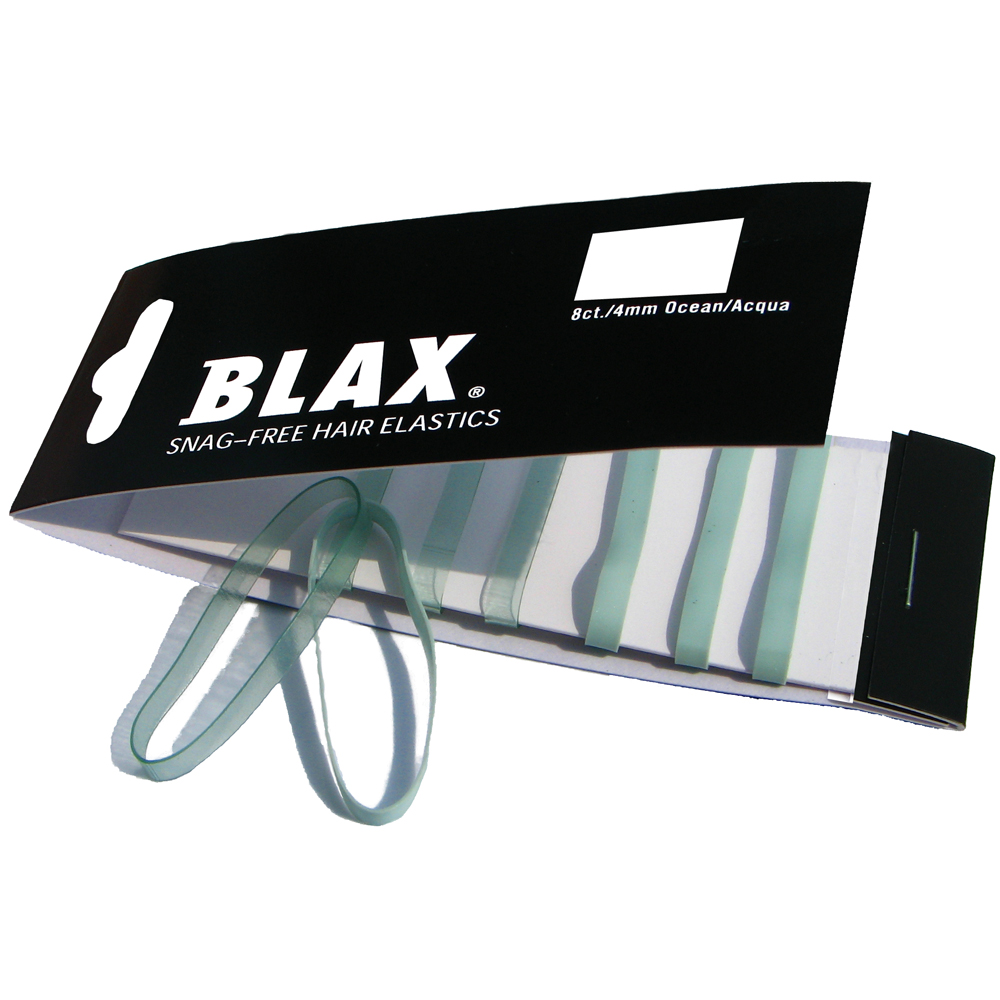 Blax Snag-Free Hair Elastics, acqua/ocean