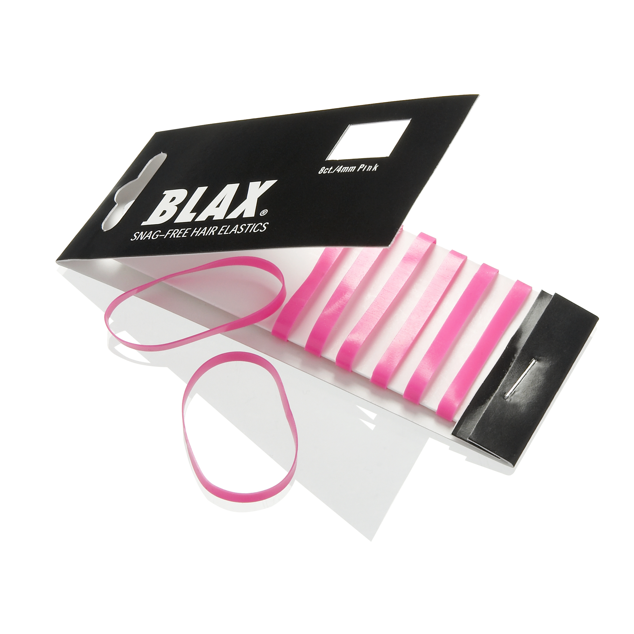 Blax Snag-Free Hair Elastics, rosa