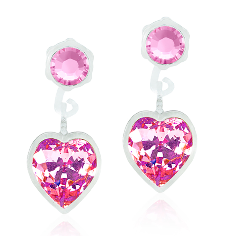 Blomdahl EJ MP Pendant Heart 4/6 mm, Light Rose