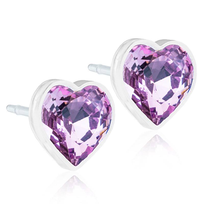 Blomdahl EJ MP Heart Light 6 mm, Amethyst