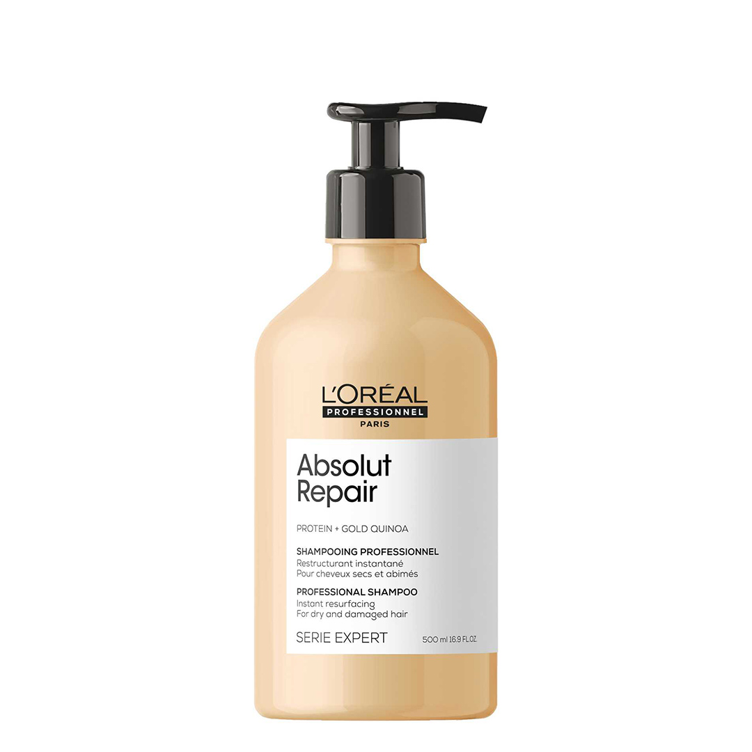 Loreal Absolute Repair Gold Shampoo, 500 ml