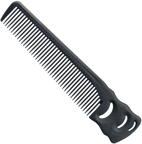 Y.S. Park Flex Carbon Comb, svart, nr 213, 175 mm