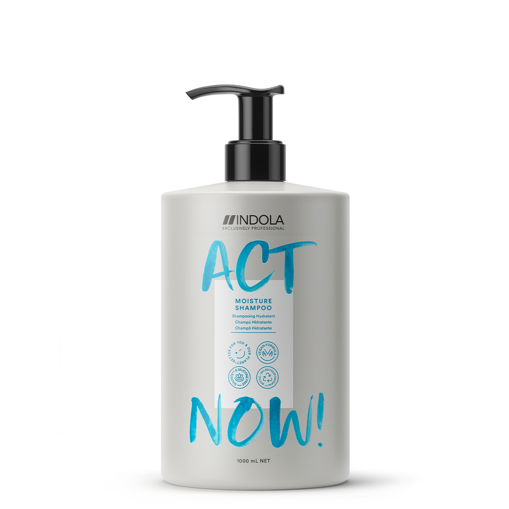 Indola Act Now! Moisture Shampoo, 1000 ml