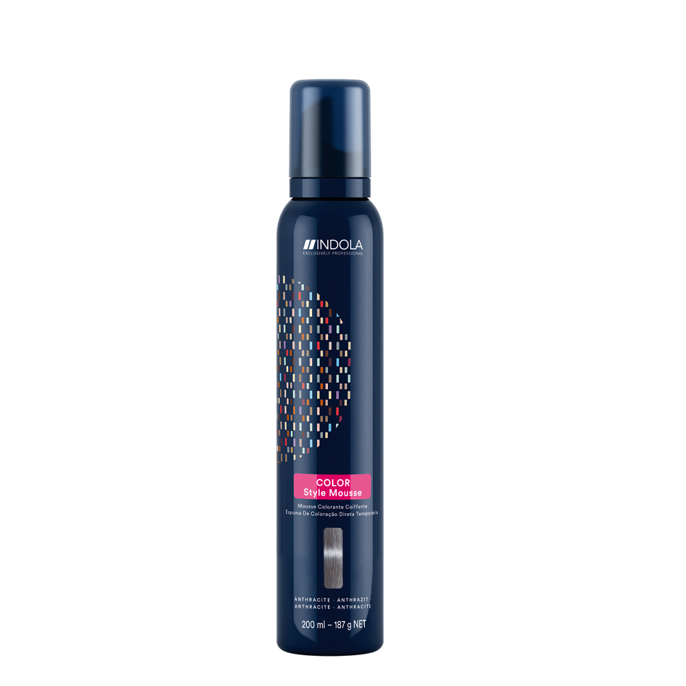 Indola Color Style Mousse Anthracite, 200 ml