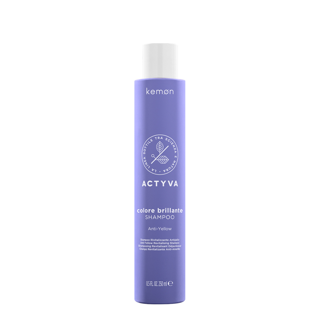 Actyva Colore Brillante Anti Yellow Shampoo, 250 ml