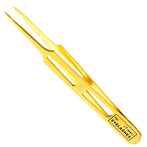 Max2Lash Tweezer, Gold- straight