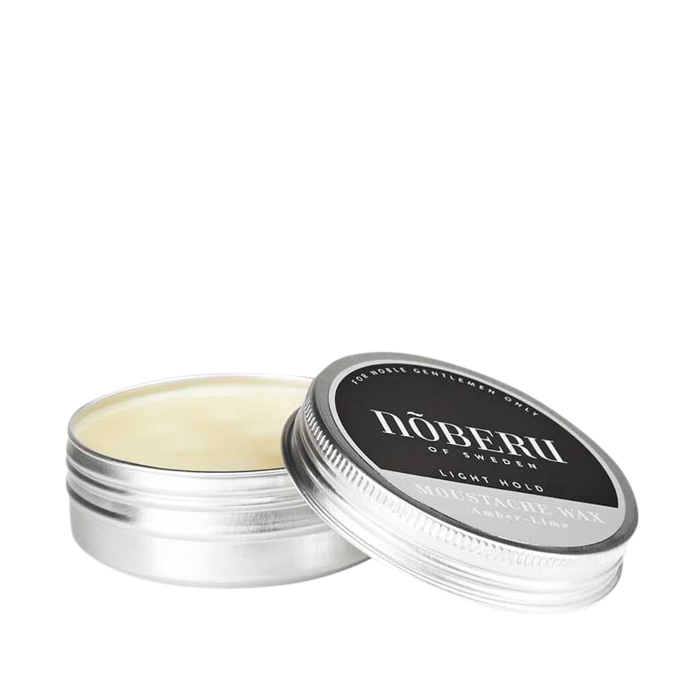 Noberu Moustache Wax - Light Hold - Amber-Lime utförsäljning