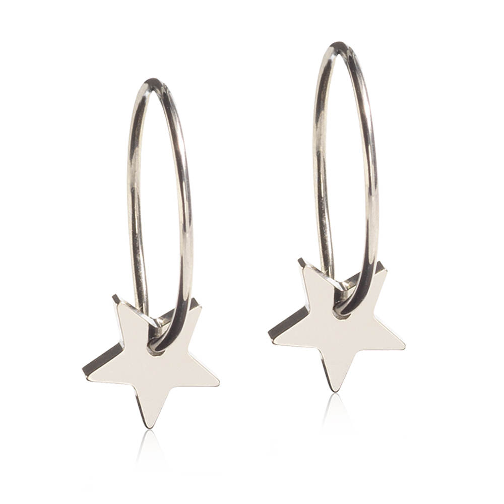 Blomdahl EJ NT Ear Ring Pendant 8 mm, Star