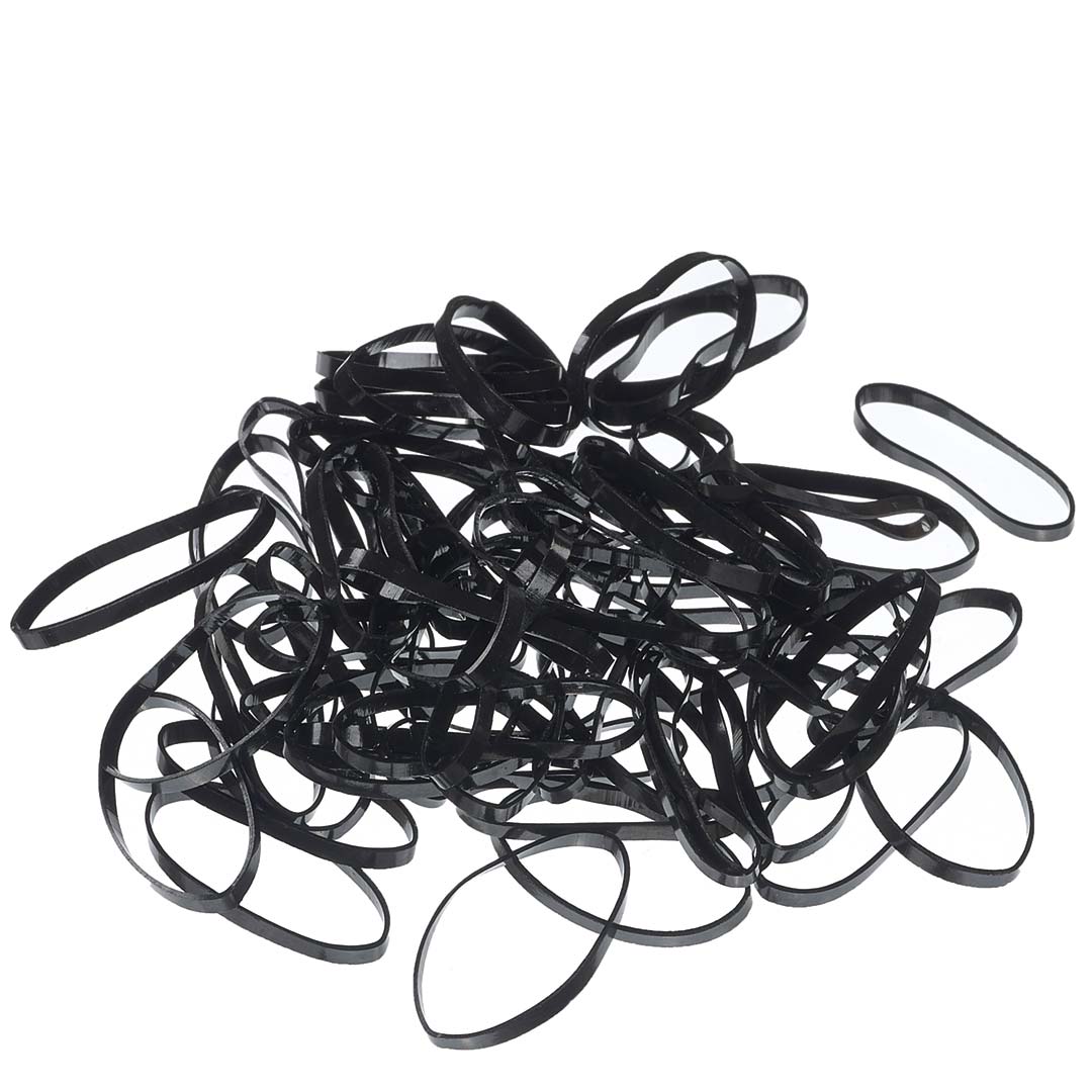 Elastic Bands 250 st, black