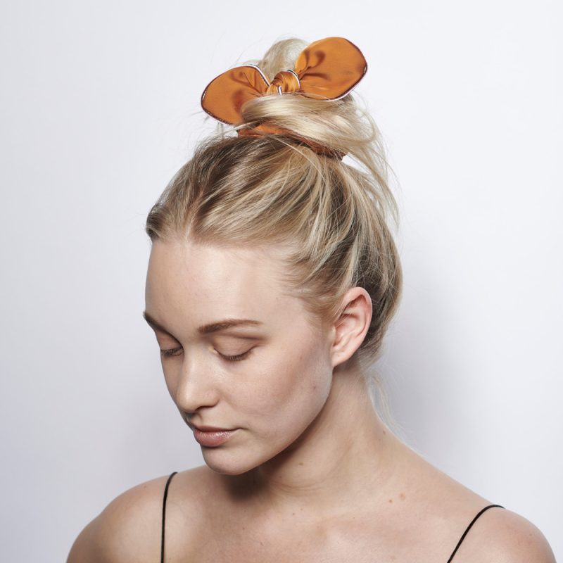 Pieces by bonbon Elin Scrunchie, Peach - Image 2
