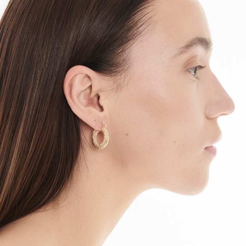 Pieces by bonbon Natalie örhänge, guld - Image 2