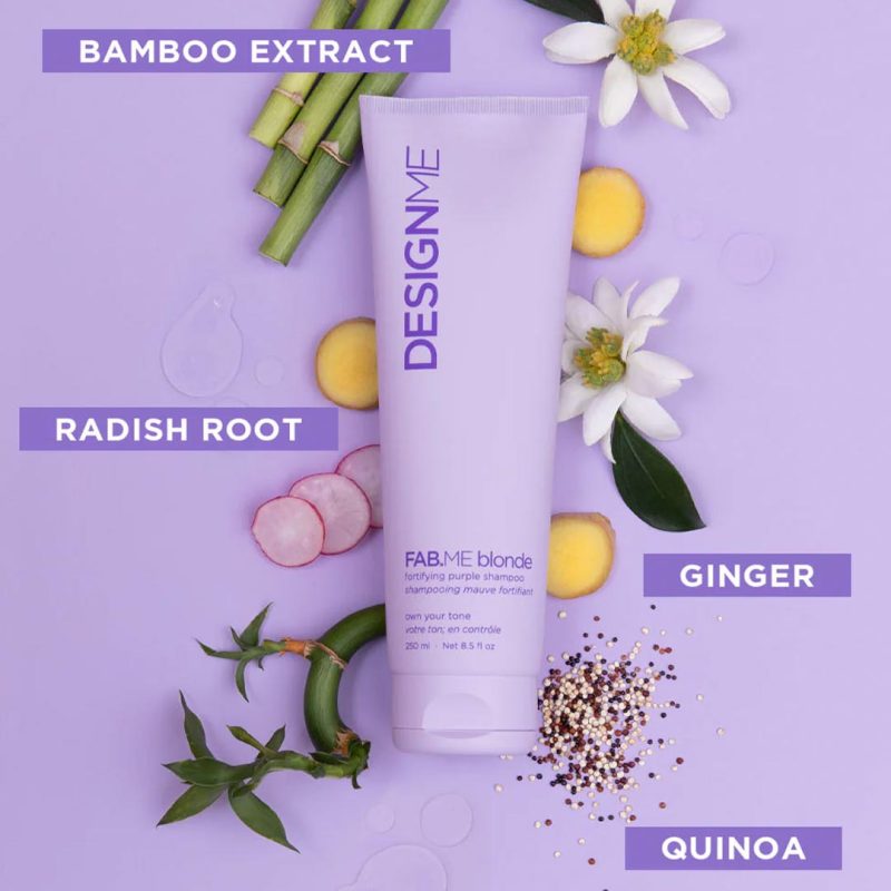 DESIGNME Fab.ME Purple Shampoo, 250 ml - Image 2