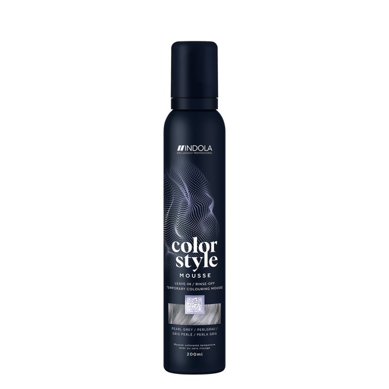 Indola Color Style Mousse Pearl Grey, 200 ml - Image 2