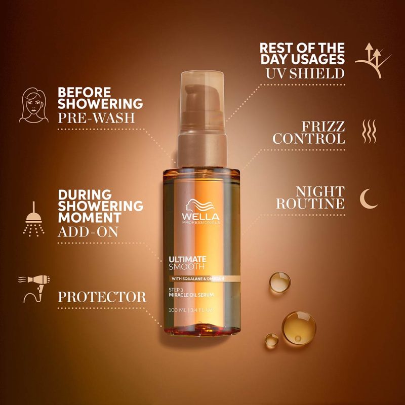 Wella Ultimate Smooth Miracle Oil Serum, 30 ml - Image 2