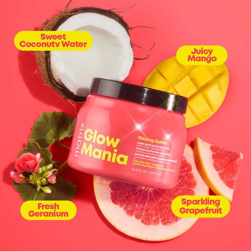 Matrix Glow Mania Glazing Queen Super Gloss Protecting Mask, 500 ml - Image 3