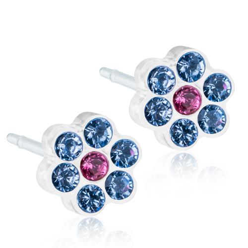 Blomdahl EJ MP Daisy 5 mm, Alexandrite/Rose