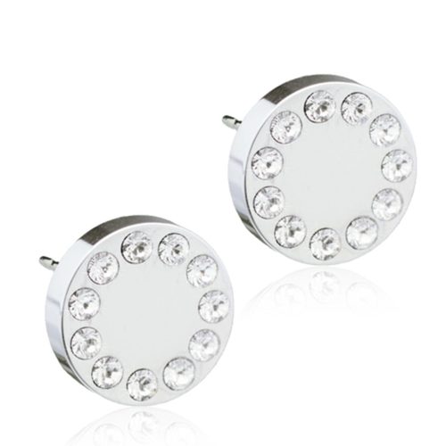 Blomdahl EJ ST Brilliance Puck 8 mm, Crystal