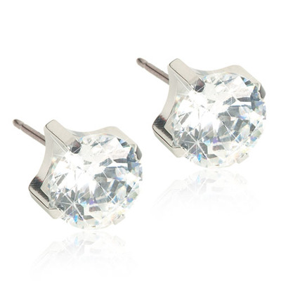 Blomdahl EJ ST Tiffany 7 mm, CZ White
