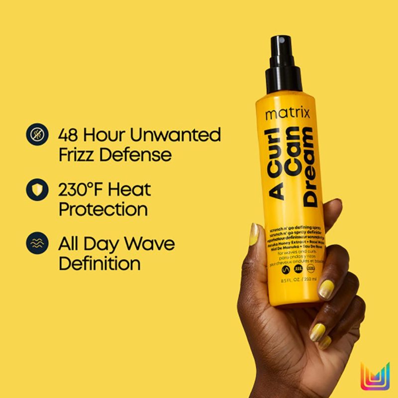 Matrix A Curl Can Dream Scrunch N' Go Defining Spray For Waves, 250 ml - Image 2