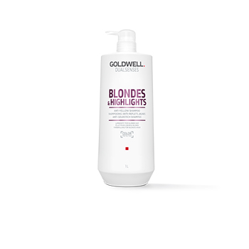 Goldwell DS BLONDES & HIGH. Anti-Yellow Shampoo, 1000 ml
