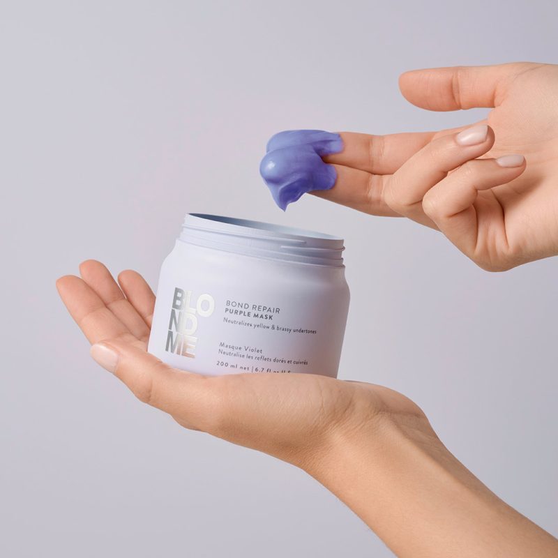 SKP BlondMe Bond Repair Purple Mask, 200 ml - Image 2