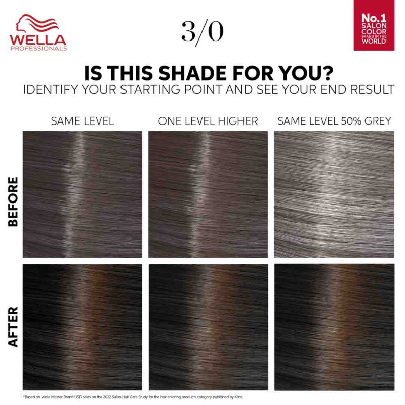 Wella Color Touch Kit Naturals Dark Brown 3/0, 130 ml - Image 2