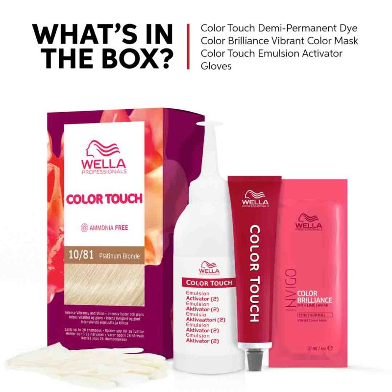 Wella Color Touch Kit Deep Brown Golden Tobacco 7/73, 130 ml - Image 5