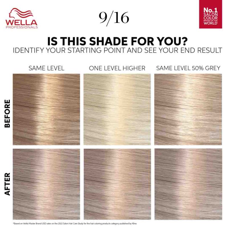 Wella Color Touch Kit Pure Naturals Icy Ash Blonde 9/16, 130 ml - Image 2
