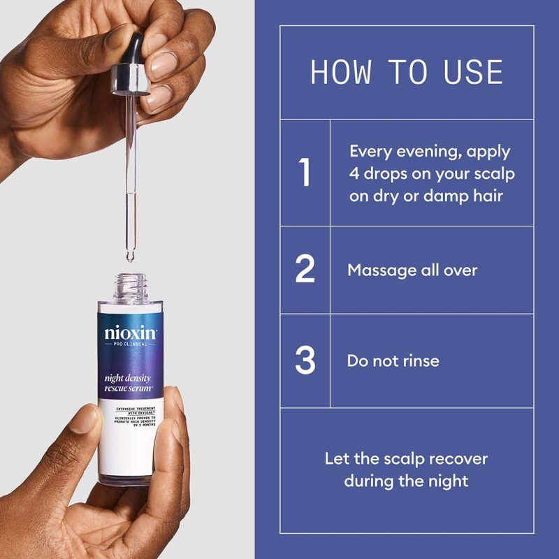 Nioxin Night Density Rescue Serum, 70 ml - Image 3