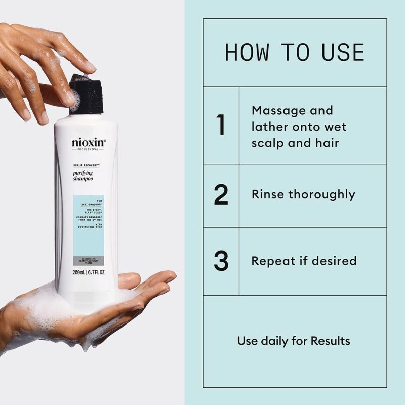 Nioxin Scalp Recovery™ Shampoo, 200 ml - Image 3