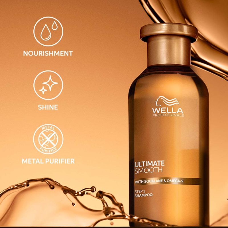 Wella Ultimate Smooth Shampoo, 250 ml - Image 2