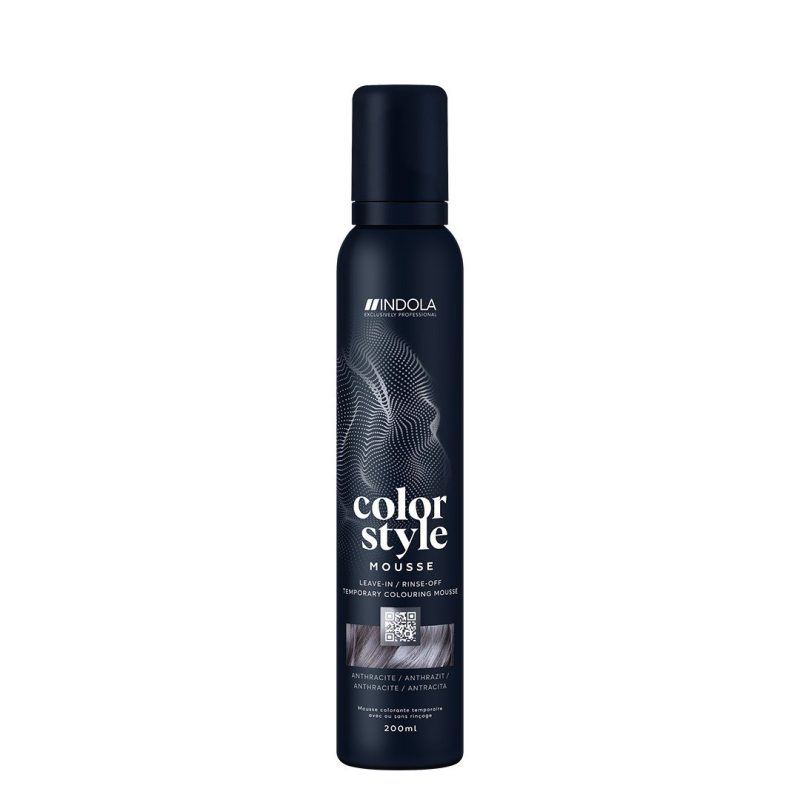 Indola Color Style Mousse Anthracite, 200 ml - Image 2