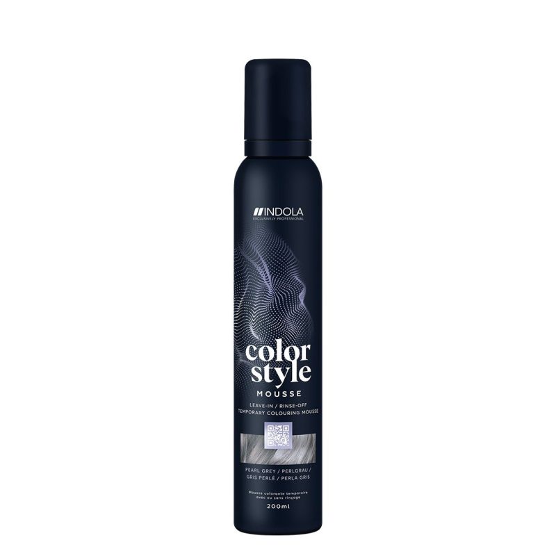 Indola Color Style Mousse Pearl Grey, 200 ml - Image 2