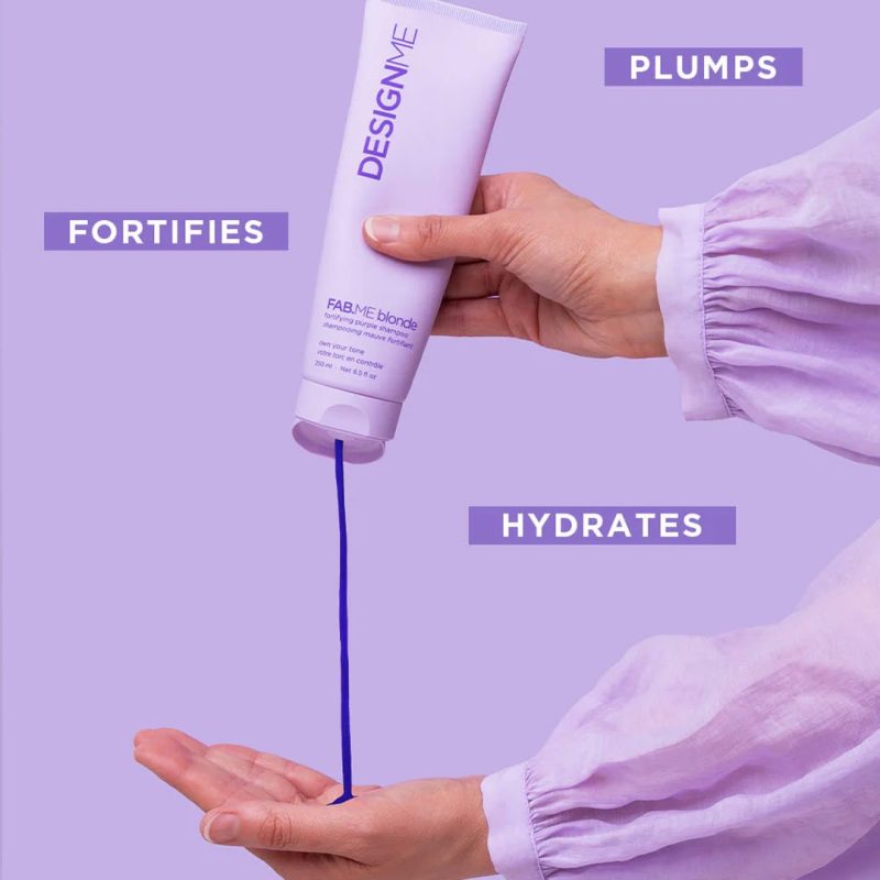 DESIGNME Fab.ME Purple Shampoo, 250 ml - Image 3