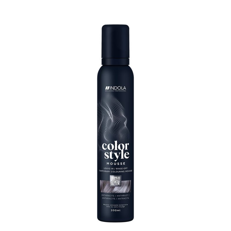 Indola Color Style Mousse Anthracite, 200 ml - Image 2