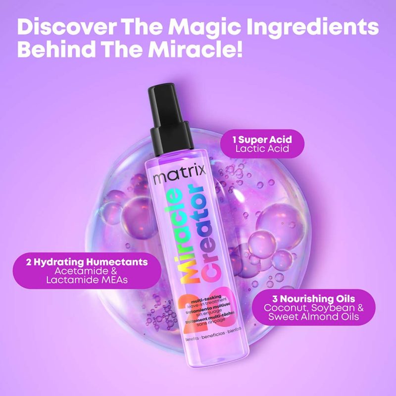 Matrix Miracle Creator Multi-Tasking Treatment Spray, 190 ml - Image 2