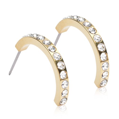 Blomdahl EJ Brilliance Curved 20 mm, Crystal