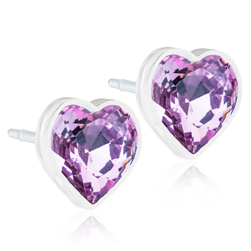 Blomdahl EJ MP Heart Light 6 mm, Amethyst