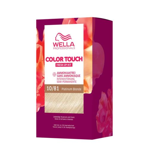Wella Color Touch Kit Rich Natural Platinum Blonde 10/81, 130 ml