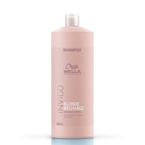 Wella Invigo Blonde Recharge Cool Blond Shampoo, 1000 ml